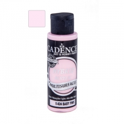 Cadence Farba hybrydowa matowa akrylowa Dziecięcy Róż 70ml / 024
