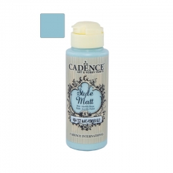 CADENCE Farba matowa akrylowa 120ml / Style Matt / 9034 / PUDROWY NIEBIESKI
