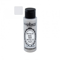 Cadence Farba akrylowa metaliczna 70ml chrom / 237 Metalik Boya