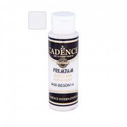 CADENCE Premium 6430 Farba akrylowa półmatowa  70ml / BEGONIA