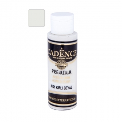 CADENCE Farba akrylowa 70ml BRUDNY BIAŁY / 3101 półmatowa