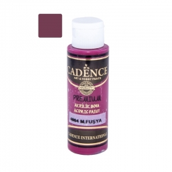 CADENCE Farba akrylowa Premium 70 ml  c.magenta 4004 półmatowa / c.fuksja