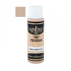 CADENCE Premium 0364 Farba akrylowa  półmatowa 70ml  MOCCA