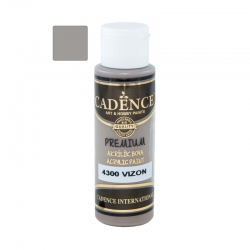 CADENCE Premium 4300 Farba akrylowa półmatowa 70ml / NORKOWY VIZON MINK