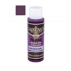 CADENCE Farba akrylowa półmatowa Premium 70ml oberżyna 7022