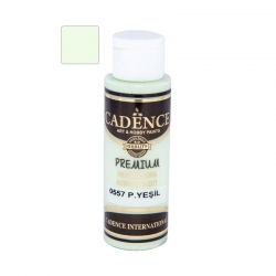 CADENCE Farba akrylowa Premium 70 ml  pastelowa zieleń 0557 półmatowa