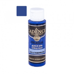 CADENCE Farba akrylowa Premium 70 ml  ultramaryna 0253 półmatowa
