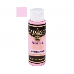 CADENCE Premium 8036 Farba akrylowa półmatowa  70ml DZIECIĘCY RÓŻ