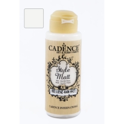 CADENCE Farba matowa akrylowa 120ml / Style Matt / 9002 CIEPŁY BIAŁY / WARM WHITE