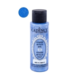 CADENCE Farba Diamond metalik 70ml - CIEMNY NIEBIESKI / 683
