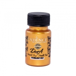 Farba Metalik Dora  50ml  brylantowe złoto CADENCE 121