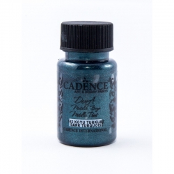 Farba Dora metalik 50ml ciemny turkus CADENCE 142