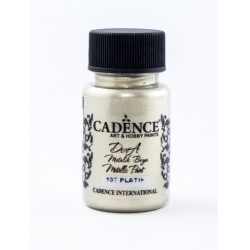 Farba Dora Metalik 50ml. platyna, 137 , farba metalizowana CADENCE 137