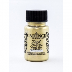 Farba Dora Metalik 50ml. SREBRNE ZŁOTO  / CADENCE 159