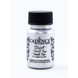 Farba Dora Metalik 50ml. srebrny  CADENCE 132