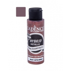 Farba hybrydowa metaliczna 70ml   antyczna czerwień 817 METALIK