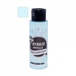 CADENCE Farba hybrydowa metaliczna 70ml dziecięcy niebieski 809 METALIK