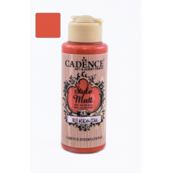 CADENCE Style Matt  Matowa farba akrylowa 120 ml KORAL / 9015
