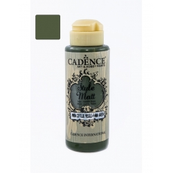 CADENCE Farba matowa akrylowa 120ml / Style Matt / 9050 / FARMERSKA ZIELEŃ