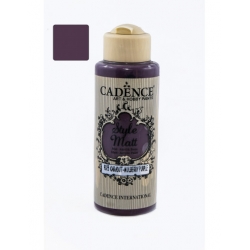 CADENCE Farba matowa akrylowa 120ml / Style Matt / 9025 / PURPUROWA MORWA
