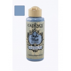 CADENCE Farba matowa akrylowa 120ml / Style Matt / 9027 / STALOWY NIEBIESKI