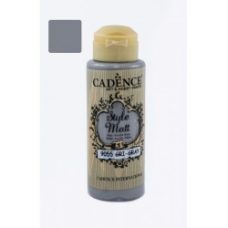 CADENCE Farba matowa akrylowa 120ml / Style Matt / 9055 / SZARY