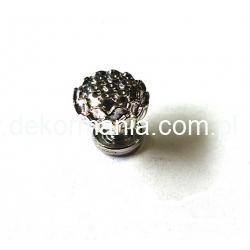 Uchwyt srebrny , metalowy 17ммх17мм  ( B465 ) gałka
