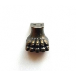Nóżka  2x2 cm metalowa  ,  C-017   mała