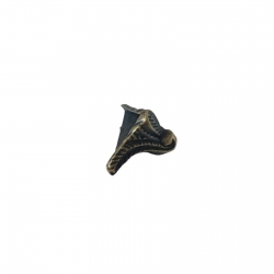 Nóżka metalowa 20x18mm  / M324 -C030 / c.mosiądz / CENA 1szt