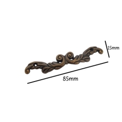 Uchwyt metalowy 8,5x1,5cm  uchwyt do szkatułki, pudełka , szufladki / C176
