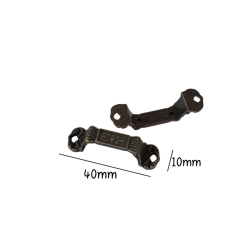 Uchwyt metalowy   4x1cm   ( C370 ) cena 1szt.