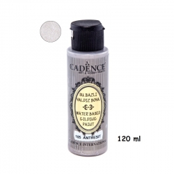 CADENCE Farba metaliczna do złoceń,ikona 120ml Farba metalizowana Gilding 120ml / ANTRACYT / 105