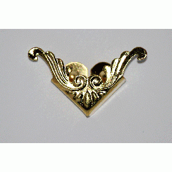 Narożnik 3x3cm , okucie 3x3cm  , grubość 6mm    M1300 / introligatorskie / narożnik złoty