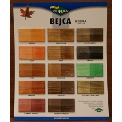 DUKRA  Bejca wodna 250 ml JASNY DĄB / bejca do drewna / 2339