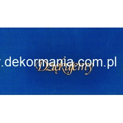 Dziękujemy  13,5x2,5cm  / monotype