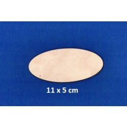 SKLEJKA #3mm Tabliczka 11x5cm / Owal 11x5cm  / 1010