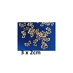 SKLEJKA #3mm Kokardka 3x2cm / cena za 1szt / kokardka ze sklejki / 0606