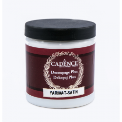 CADENCE Klej decoupage Plus 250ml SATYNOWY, klej matowy, zawiera lakier / 5132 / klej z lakierem 250ml