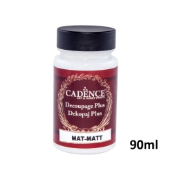 CADENCE Klej decoupage Plus 90ml MATOWY, klej matowy, zawiera lakier / klej z lakierem 90ml