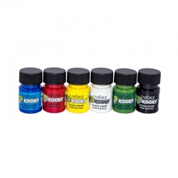 CADENCE Farby do szkła i porcelany Kooky, zestaw 6x30ml / MATT / 5740