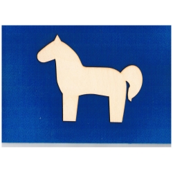 Koń, konik 18x15cm