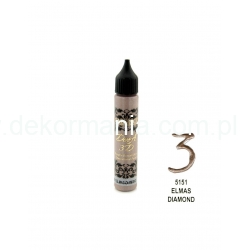 Konturówka metaliczna Dora 3D 25ml CADENCE 5151