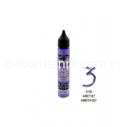 Konturówka metaliczna Dora 3D 25ml / AMETYST 5156 / fiolet