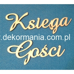 "Księga Gości "  h - 4 cm  , cz: Amaze