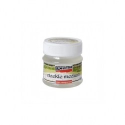 PENTART CRACKLE LAKIER 50ml 1-SKŁADNIKOWE / spękania jednoskładnikowe / 50ml