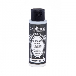 CADENCE Lakier wykończeniowy Ultimate Glaze 70ml efekt glazury SATYNOWY  / 8033