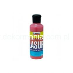 PENTART BEJCA LAZUR WODNA   80ml   CZERWONA , lasur / bejca do drewna
