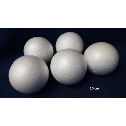 Kula 10cm / CENA 1szt /  bombka  styropianowa 10cm , bańka  / struktura , bańka styropianowa 10, bombka 10cm