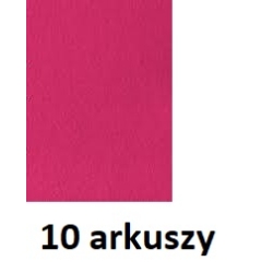Filc dekoracyjny magenta 1,5mm  20x30cm, 10szt. Happy Color / miękki