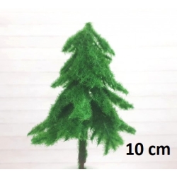 MINI CHOINKA 10cm DO DEKORACJI - GĘSTA CHOINKA ZIELONA TWORZYWO / 389384
